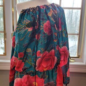 Vintage Jean Paul Gaultier Femme Colorful Dress Silk